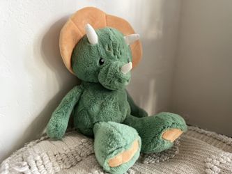 Animal Adventure Animal Adventure Triceratops Dinosaur Yellow & Green Plush Toy