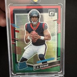 2023 Donruss Optic CJ Stroud Rated Rookie Red & Green