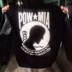 POW MIA JACKET MEN'S SIZE XL 