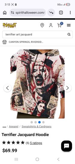 Terrifier Art the Clown Jacquard Hoodie
