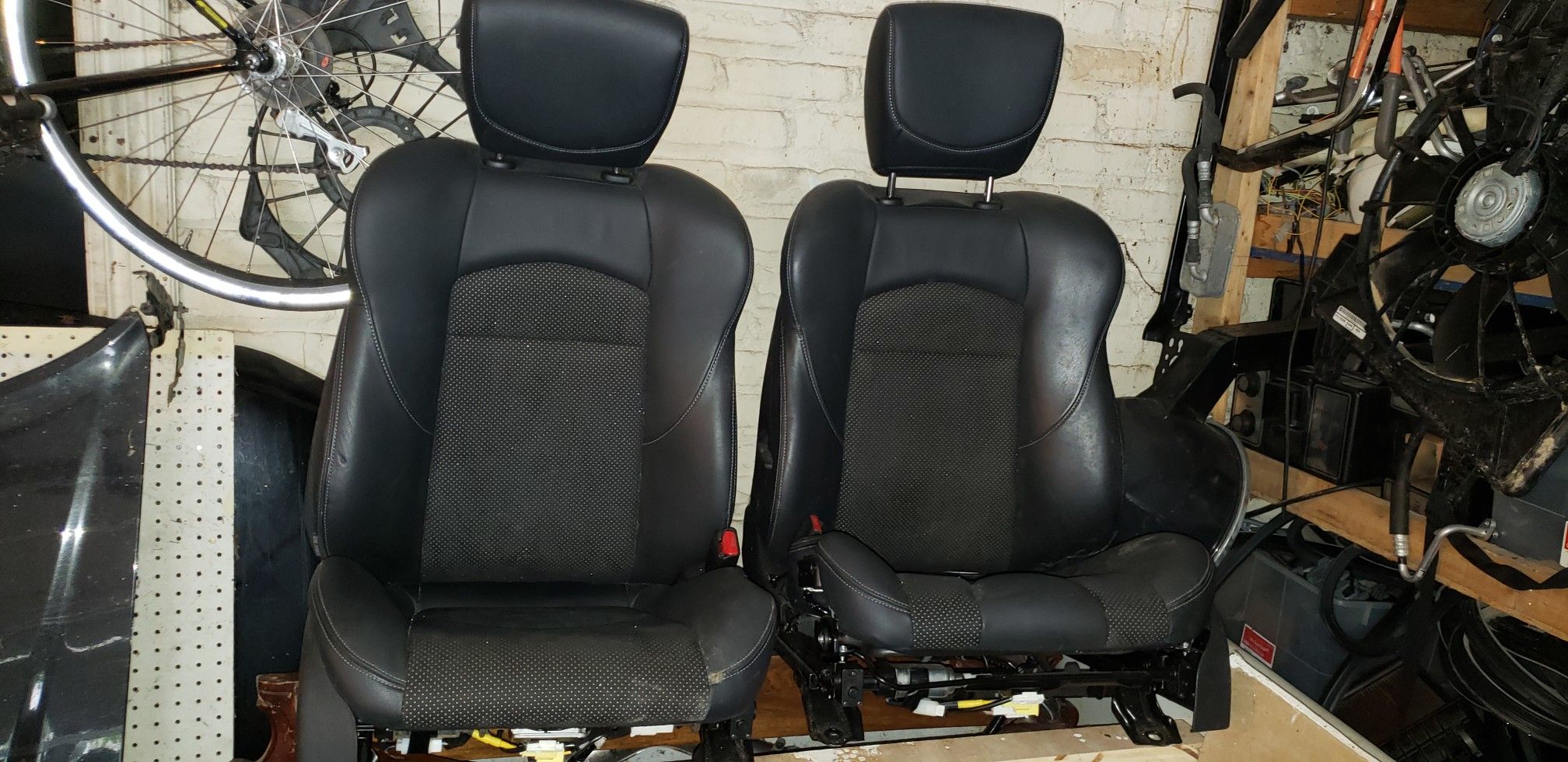 Leather seats