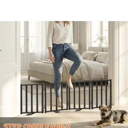 Freestanding Pet Gate 16x48 Black