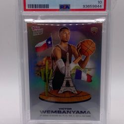 Victor Wembanyama Topps Now RC PSA 10 -$115