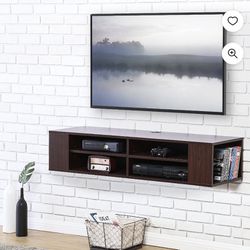  Wall Mounted Console TV Stand Media Storage Cabinet DS212001WB.