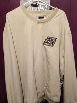 New Tan Pullover With Harley-Davidson Patch Size 2XL Price $12