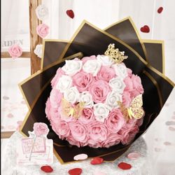36pcs-Valentine's Sparkling Roses