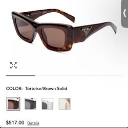 PRADA SUN GLASSES...BRAND NEW