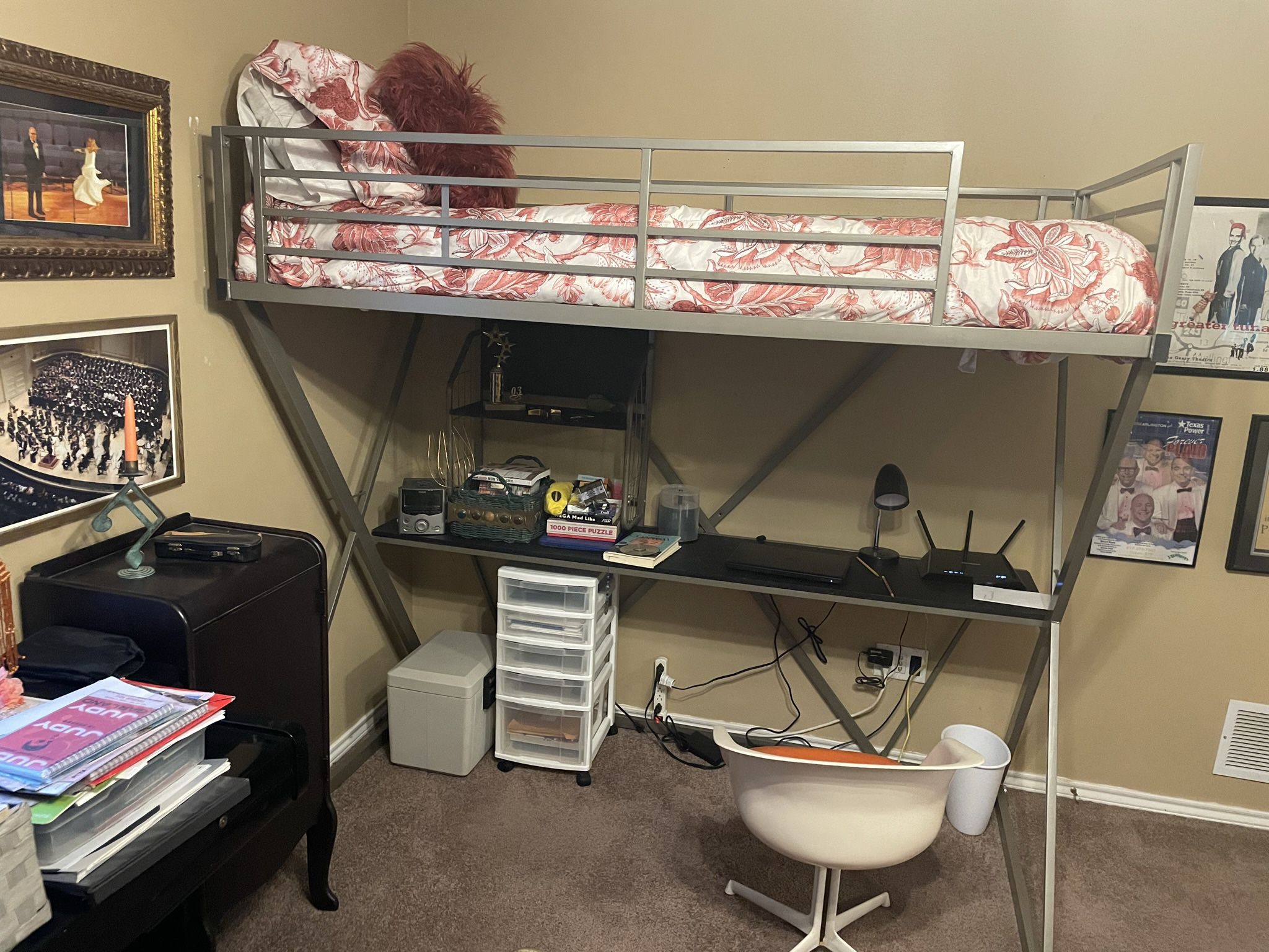Bunk Bed/Desk Combo