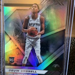 2020 Devin Vassell Rookie Card Panini XR Silver Holo Mint RC Spurs