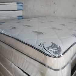 $199 Queen Pillow Mattress Only Brand New Free Delivery Same Day 