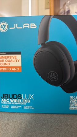 JLab JBuds Lux ANC Wireless Over-Ear Headphones,