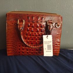 Pecan Melbourne Genuine Leather Brahmin Bag