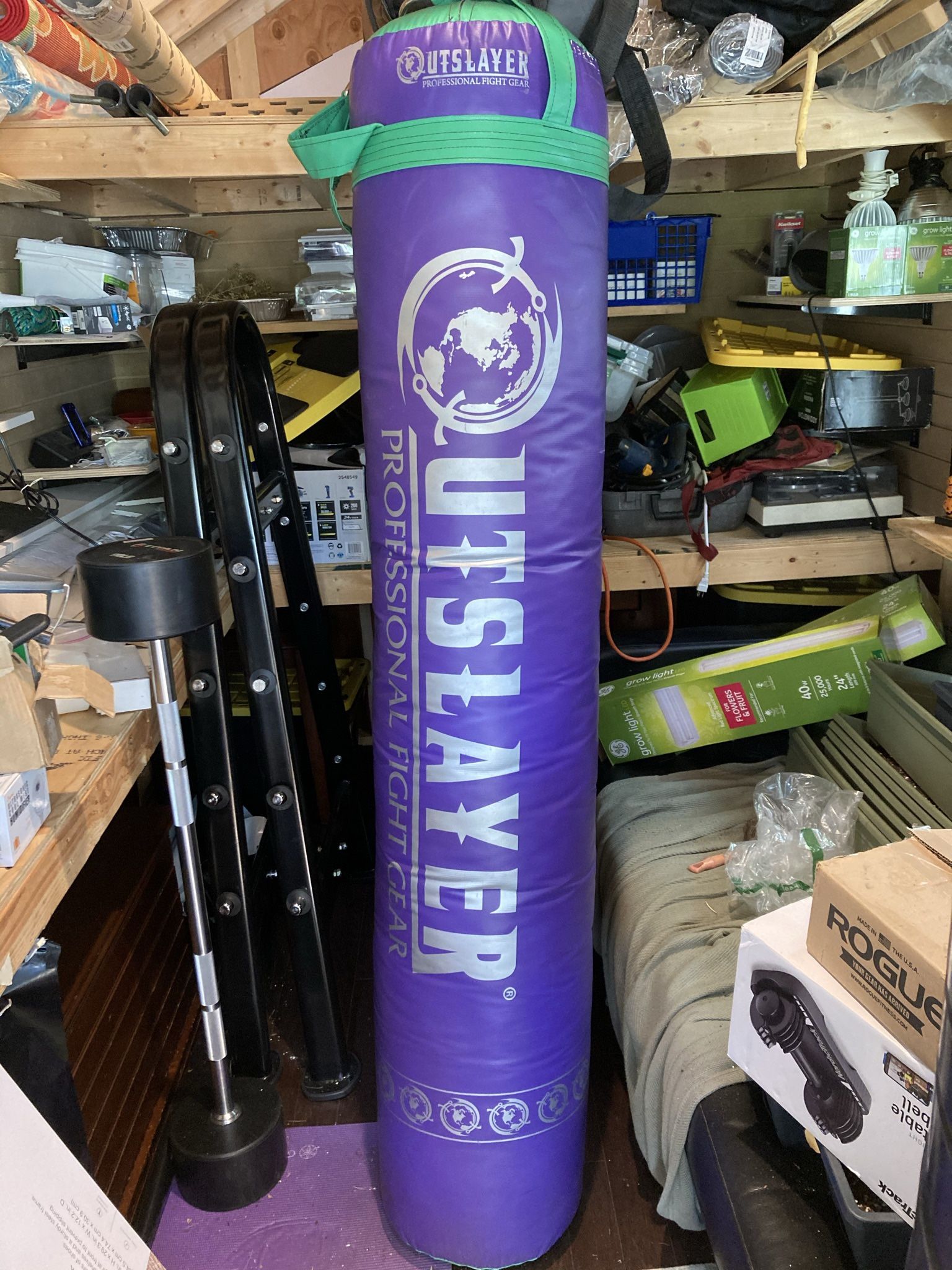 Outslayer Muay Thai Kickboxing Boxing Punching Bag - Excellent Condition - Retails For $450