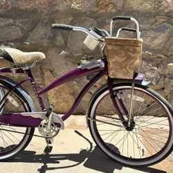 Purple Beach Cruiser $130 obo