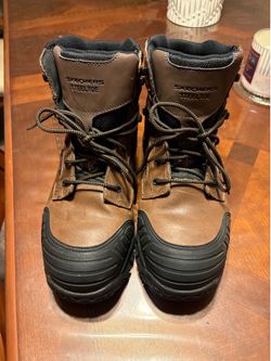 Skechers work boots steel toe size 10 men