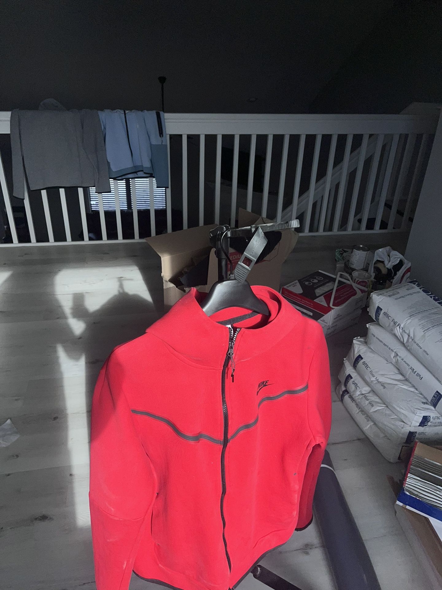 Large Red Nike Tech