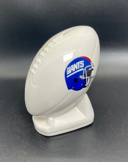 Vintage Ceramic Russ Berrie and Company New York Giants Coin Bank