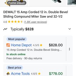 Dewalt DWX-720 Miter Saw 
