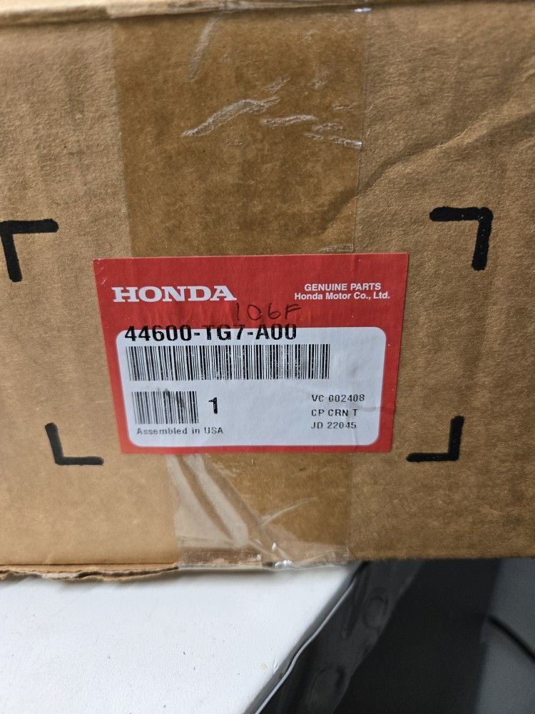 44600-TG7-A00 Hub Assembly Front Honda OEM Genuine 44600TG7A00