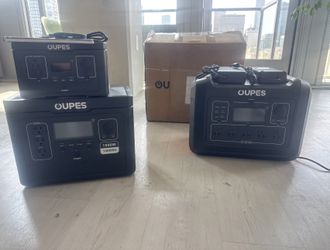 NEW! OUPES Portable Power Stations. $1100 for all 3!