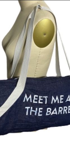 Meet Me At The Barre Workout Bag New