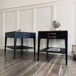 Vintage Mid Century Modern Side Tables - End Tables - Nightstands