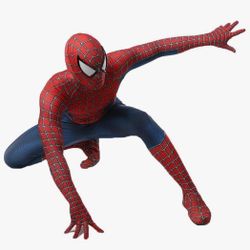 Spiderman Hero Costume for Halloween - Stretch Spandex with Hidden Zippers & Detachable Mask size xlarge 