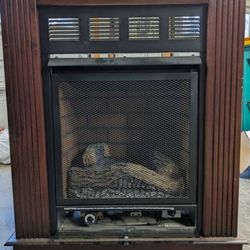 Vent-free natural gas fireplace - 10,000 BTU