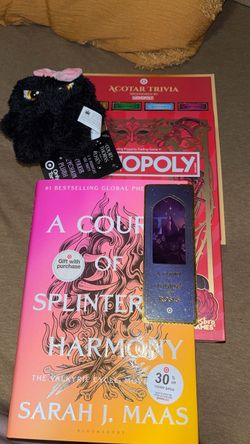 ACOTAR Target Bundle – Book, Monopoly, Plush & Bookmark