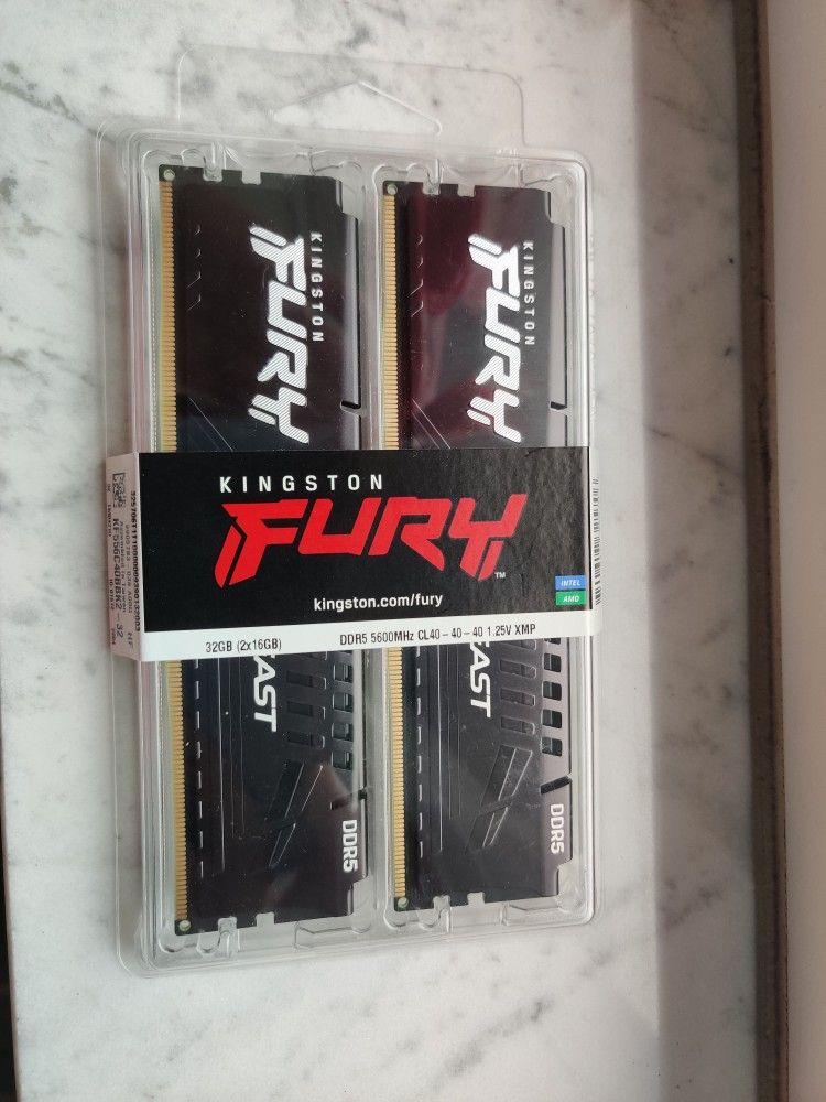 Kingston Fury Beast 32gb DDR5 New
