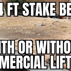 Huge Steel Flatbed / Stake Bed 8' X 14ft