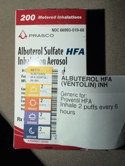 Albuterol Sulfate inhalation Aerosol HFA