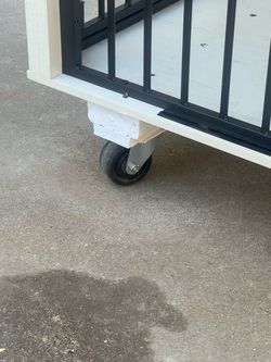 Dog cage assembled and customized