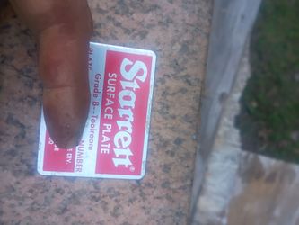 Starrett pink granite surface station