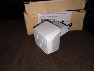 Ceptics European Travel Plug Adapter Europe Power Adaptor Charger Dual Input