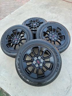 Rims TRD Black 6x5.5 - 6x139.7 rines For Sierra Yukon Silverado Tahoe Suburban C10 Avalanche Escalade Bronco 4Runner Tacoma Sequoia Tundra Titan
