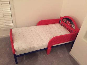 Brand new never used Cars bed and mattress