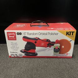 Griots Garage G9 6” Random Orbital Polisher Kit New