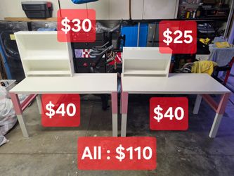 Ikea kids desk with book shelf