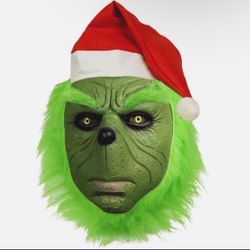 Latex Mask Horse Green Monster Santa Claus for Christmas, Halloween & Holiday