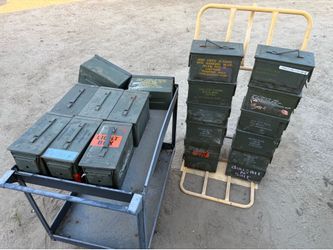 20 US GI Ammo cans ( sold as a single lot)