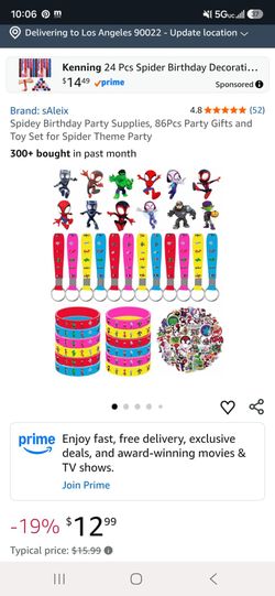Birthday party gifts