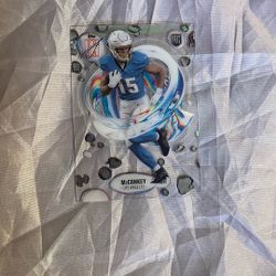 2024 Topps Signature Class Ladd McConkey Rookie Card RC Acetate Fluidity F-10 