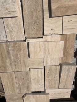 Natural Travertine Stone Tiles Lot