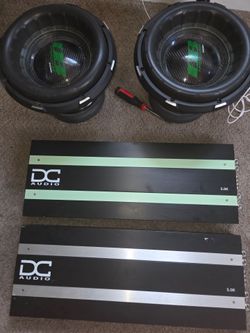 2 12" deaf bonce 3012 d2 subwoofers (dc amps not 4 sale)