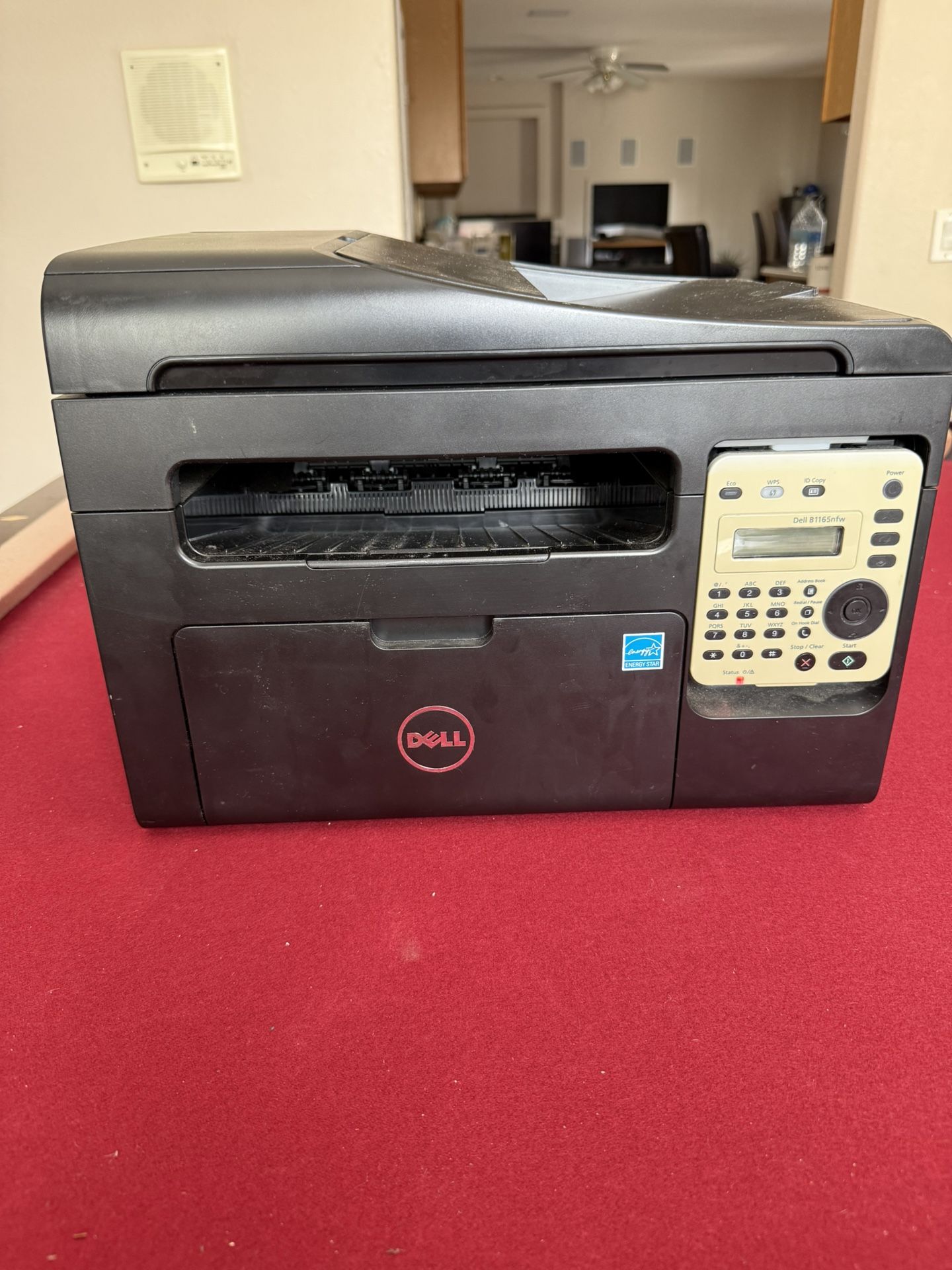 Dell B1165NFW Monochrome Laser Printer Networkable Wi-Fi MFP Tested Working