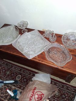 Cut glass all for $100 pickup only cash
