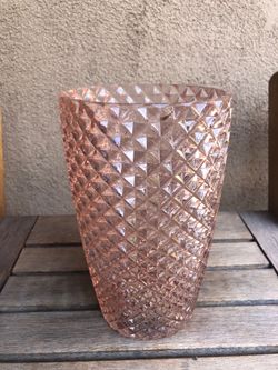 Pink vase