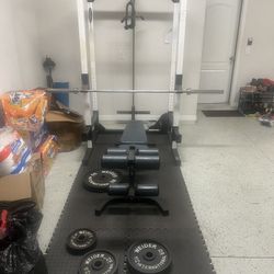 Weight Set / Squat Rack 