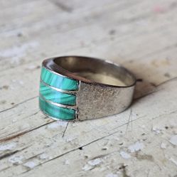 Vintage Native American Style Sterling Silver Ring